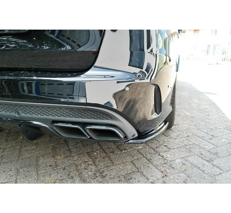 Maxton Design REAR SIDE SPLITTERS Mercedes C-Class S205 63AMG Estate