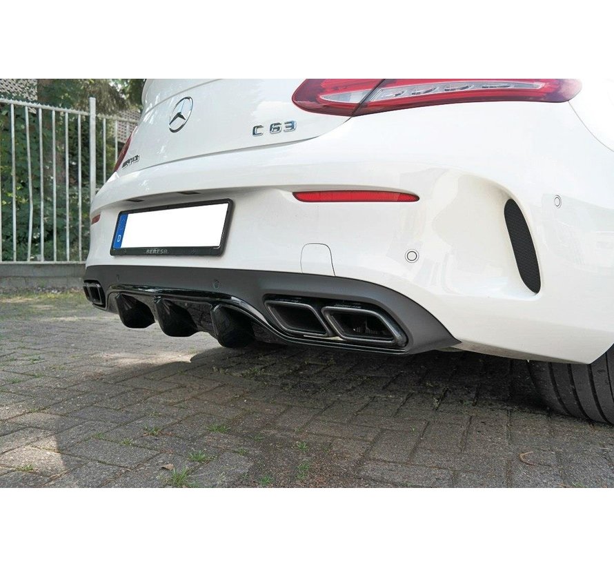 Maxton Design REAR DIFFUSER  Mercedes C-class C205 63AMG Coupe