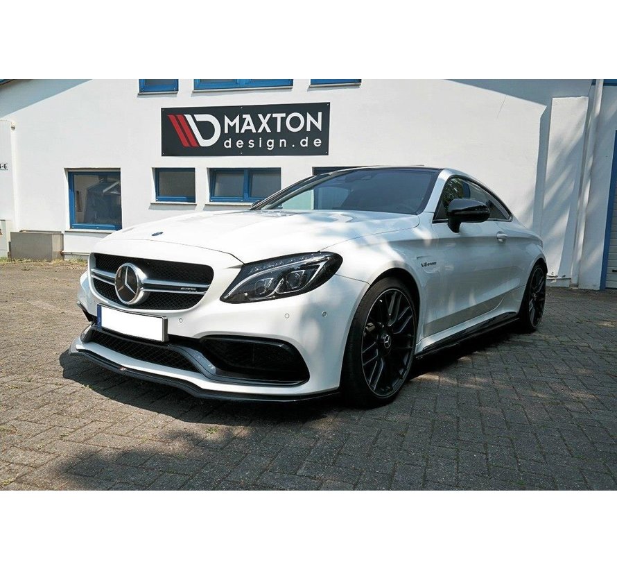 Maxton Design FRONT SPLITTER V.1 Mercedes C-class C205 63AMG Coupe