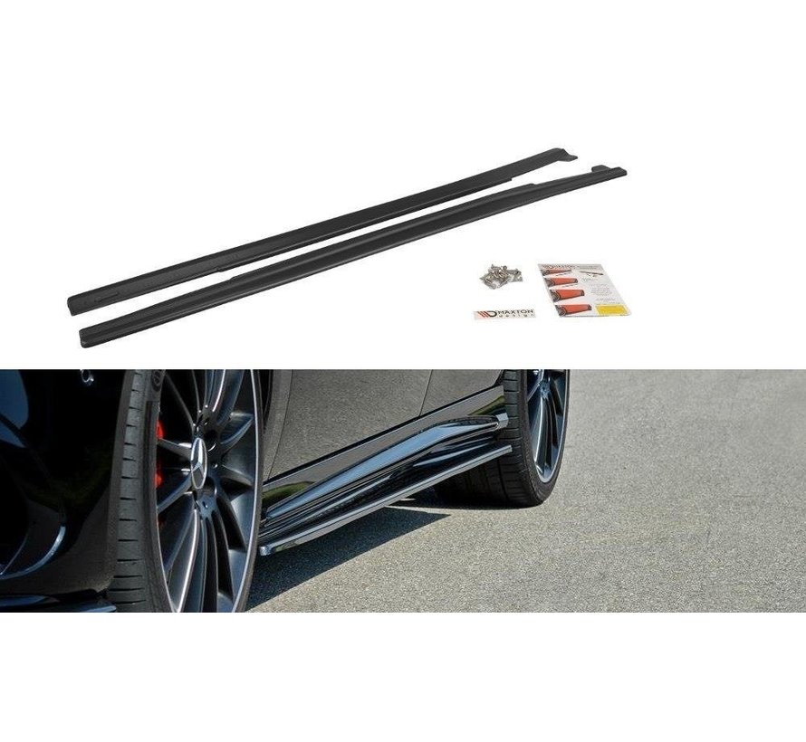 Maxton Design SIDE SKIRTS DIFFUSERS Mercedes A W176/ CLA 117 AMG/ CLA 117 AMG LINE Facelift