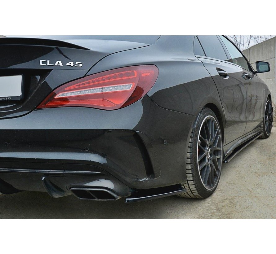 Maxton Design REAR SIDE SPLITTERS Mercedes CLA A45 AMG C117 Facelift