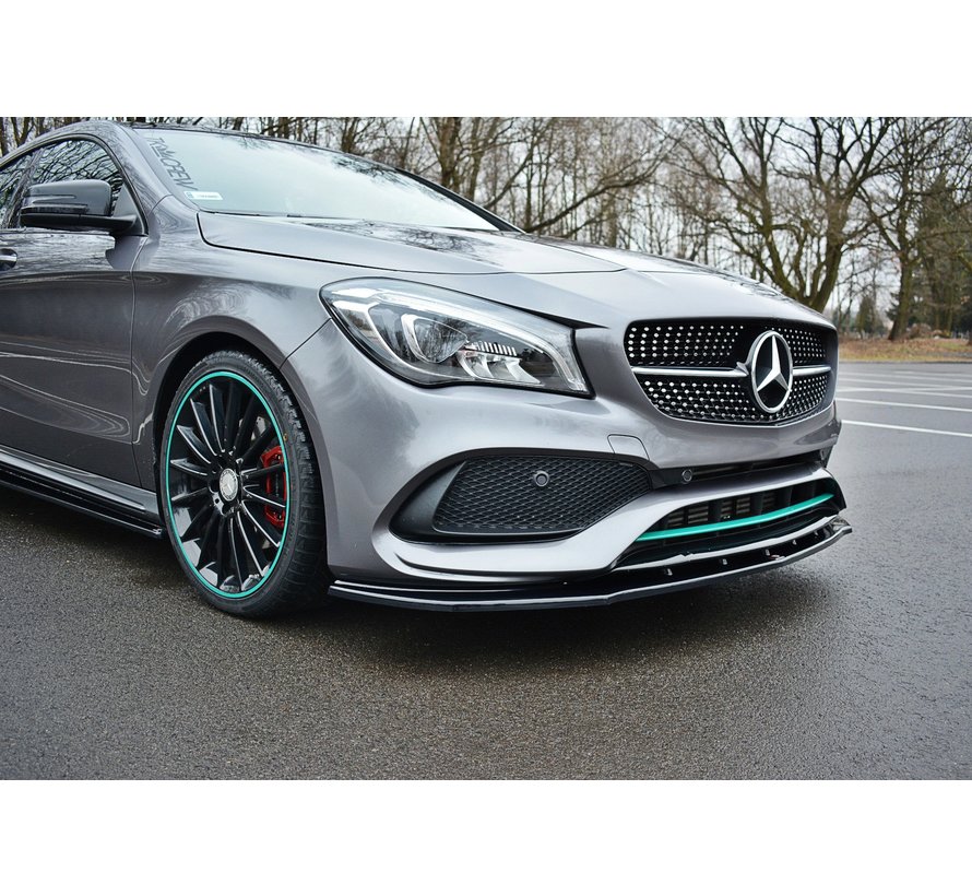 Maxton Design FRONT SPLITTER V.1 MERCEDES-BENZ CLA C117 AMG-LINE FACELIFT