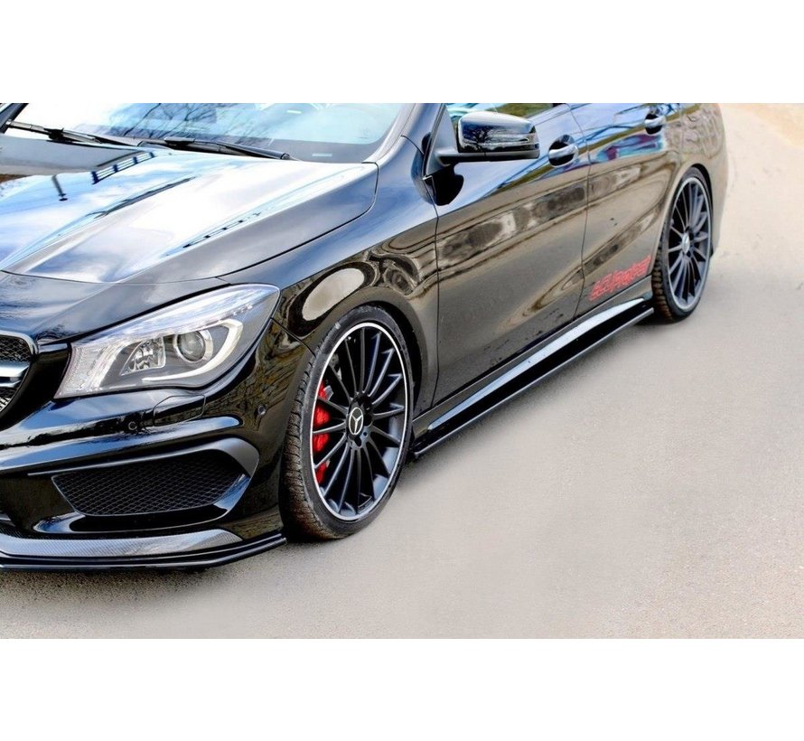 Maxton Design SIDE SKIRTS DIFFUSERS MERCEDES CLA 45 AMG C117/A45 AMG W176 (PREFACE)
