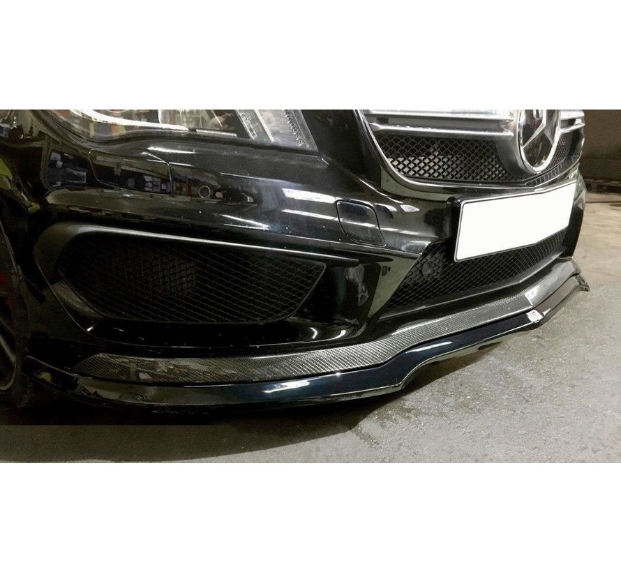 Maxton Design FRONT SPLITTER v.1 MERCEDES CLA 45 AMG C117 (PREFACE)