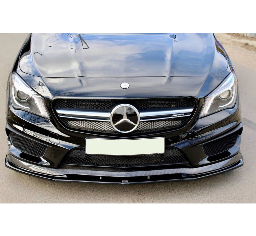 Maxton Design FRONT SPLITTER v.2 MERCEDES CLA 45 AMG C117 (PREFACE)