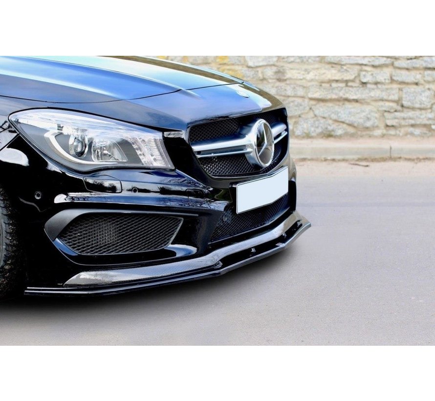 Maxton Design FRONT SPLITTER v.2 MERCEDES CLA 45 AMG C117 (PREFACE)