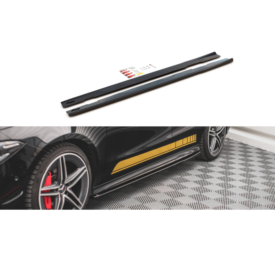 Maxton Design SIDE SKIRTS DIFFUSERS  Mercedes-AMG CLA 35 / 45 C118