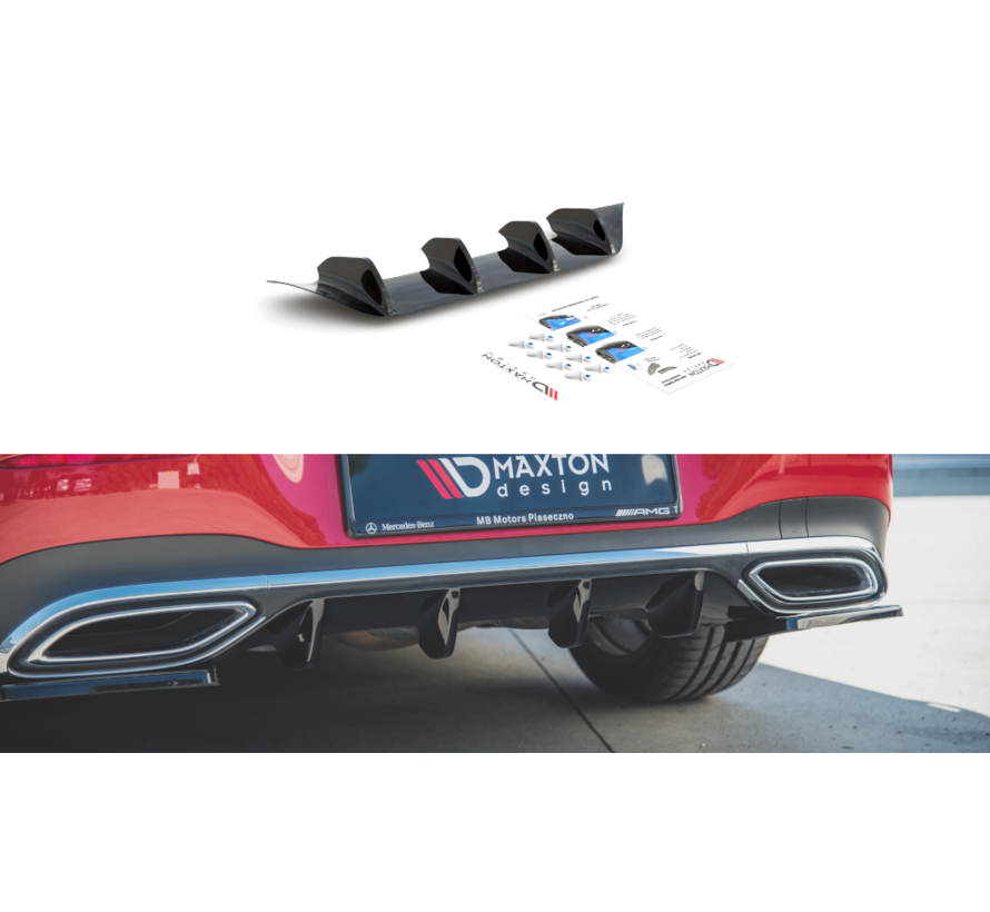 Maxton Design REAR DIFFUSER Mercedes-Benz CLA Shooting Brake AMG-Line X118