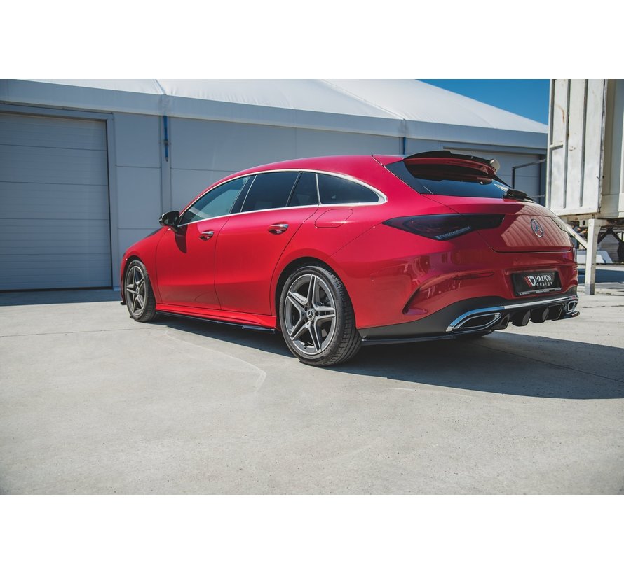 Maxton Design REAR SIDE SPLITTERS Mercedes-Benz CLA Shooting Brake AMG-Line X118