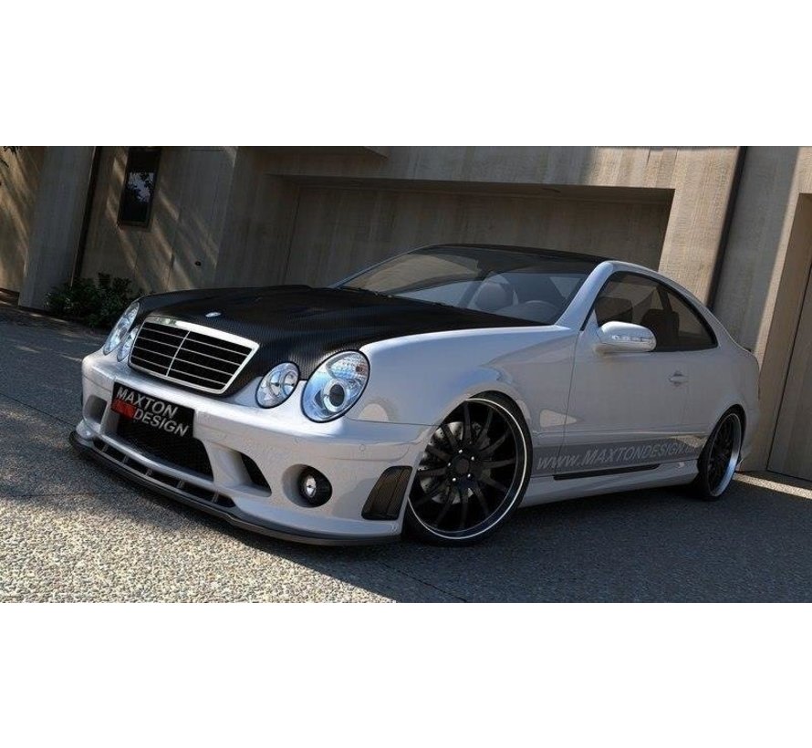 Maxton Design FRONT SPLITTER MERCEDES CLK W208 (FOR ME-CLK-208-AMG204-F1 BUMPER)