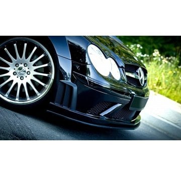 Maxton Design Maxton Design FRONT SPLITTER MERCEDES CLK W209 BLACK (SL BLACK SERIES LOOK)