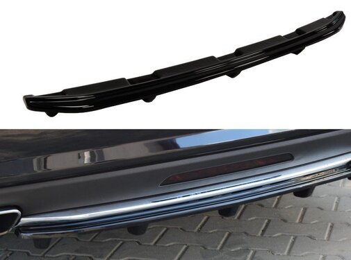 Maxton Design Maxton Design CENTRAL REAR DIFFUSER MERCEDES CLS C218 (with a vertical bar) AMG LINE