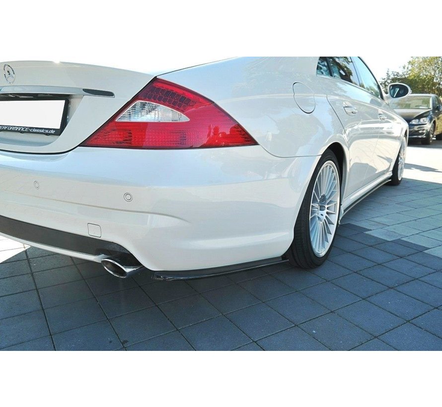 Maxton Design REAR SIDE SPLITTERS Mercedes CLS C219 55AMG