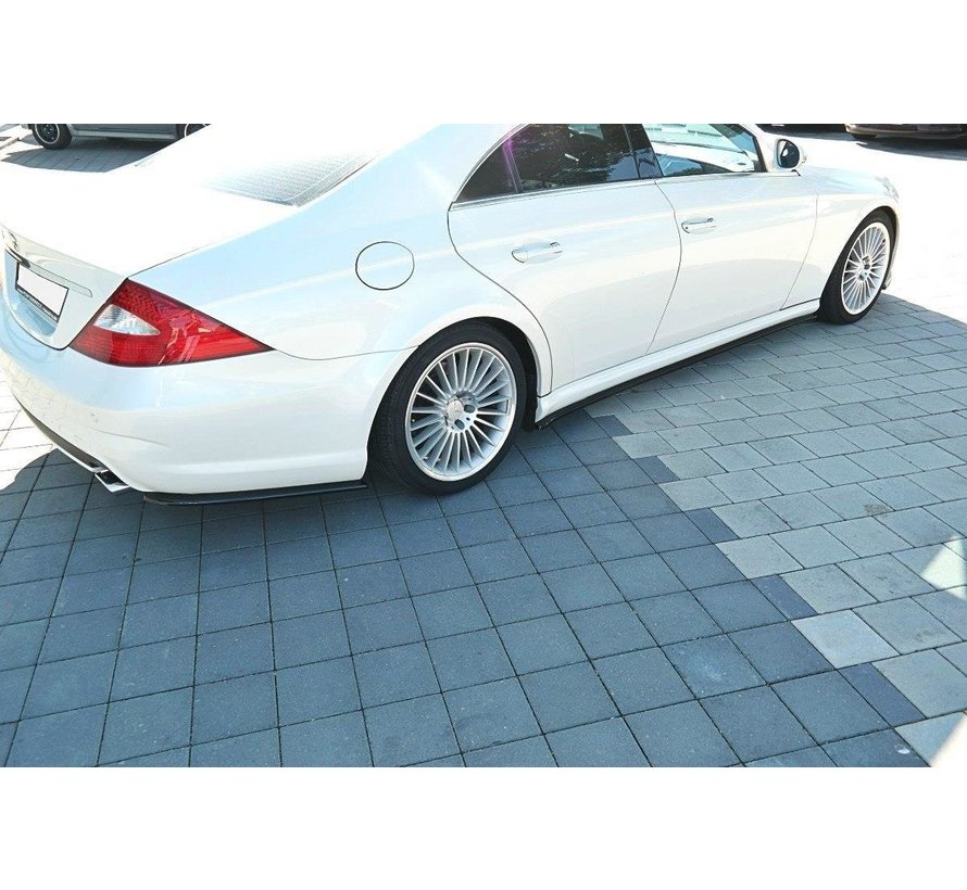 Maxton Design REAR SIDE SPLITTERS Mercedes CLS C219 55AMG