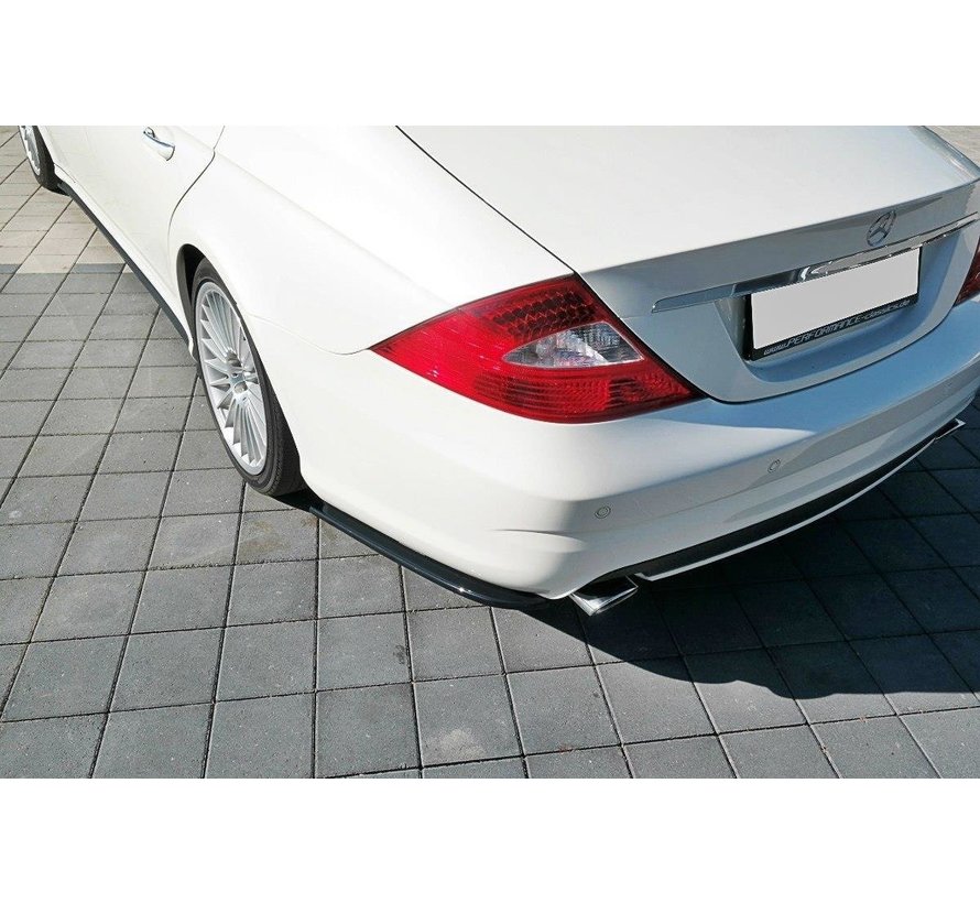 Maxton Design REAR SIDE SPLITTERS Mercedes CLS C219 55AMG