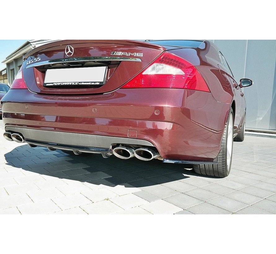 Maxton Design REAR DIFFUSER  Mercedes CLS C219 55AMG