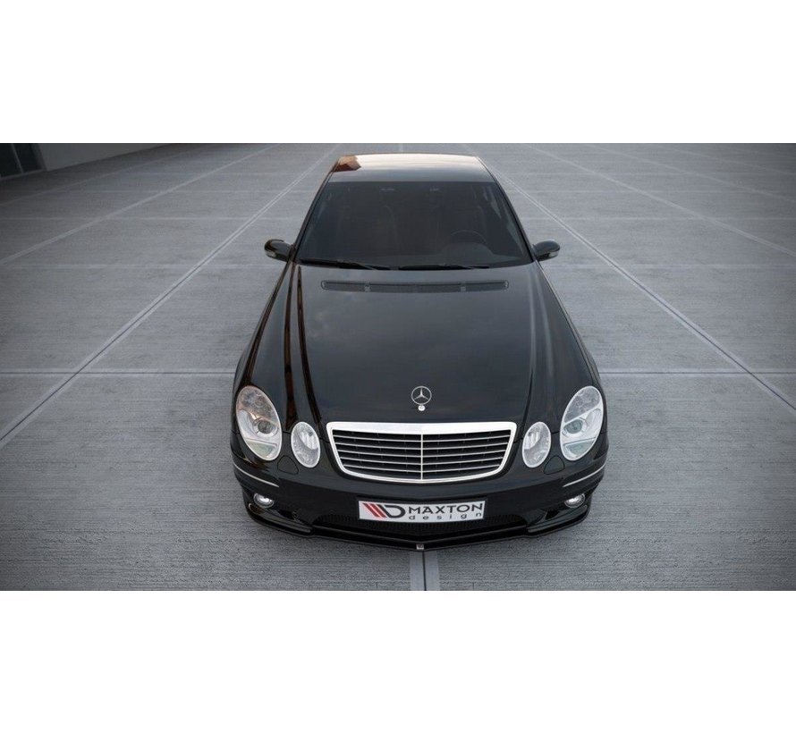 Maxton Design FRONT SPLITTER MERCEDES E W211 AMG FACELIFT
