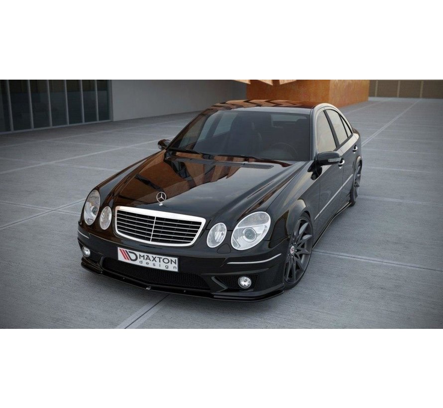 Maxton Design FRONT SPLITTER MERCEDES E W211 AMG FACELIFT