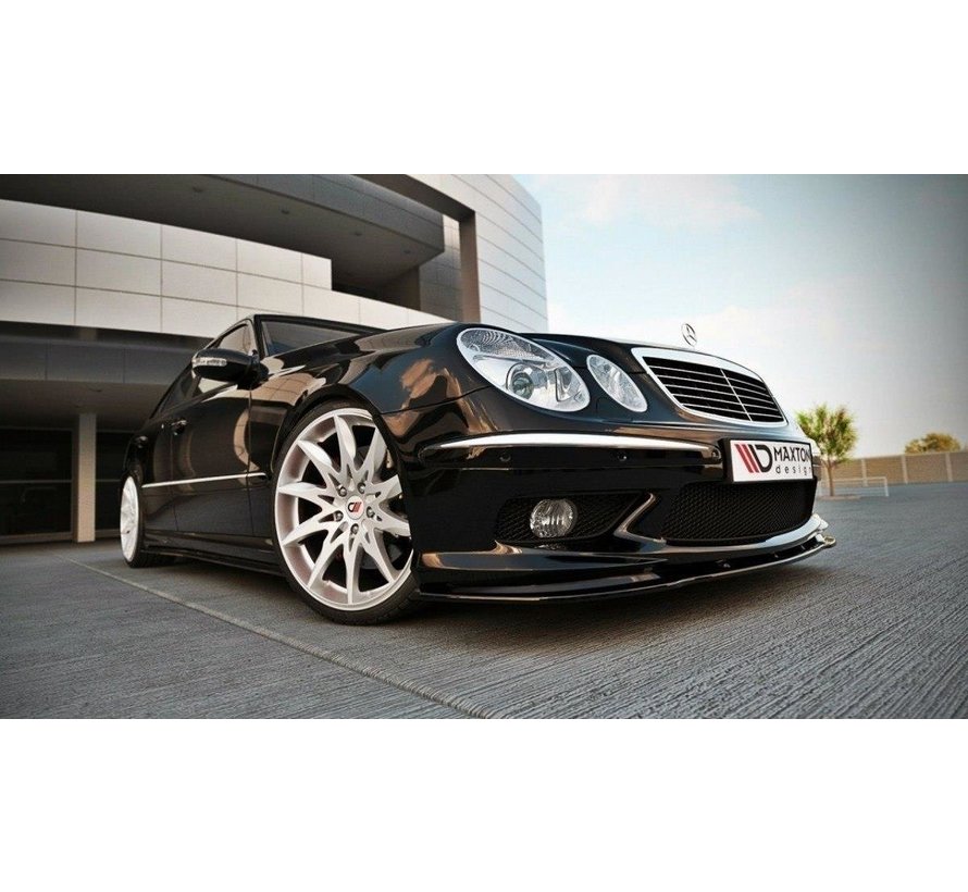 Maxton Design FRONT SPLITTER MERCEDES E W211 AMG PREFACE