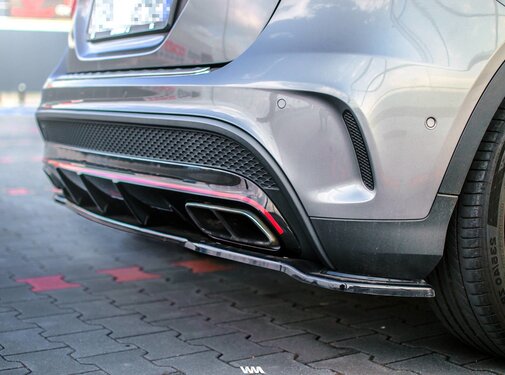 Maxton Design Maxton Design CENTRAL REAR DIFFUSER (WITHOUT VERTICAL BARS) MERCEDES-BENZ GLA 45 AMG SUV (X156) PREFACE