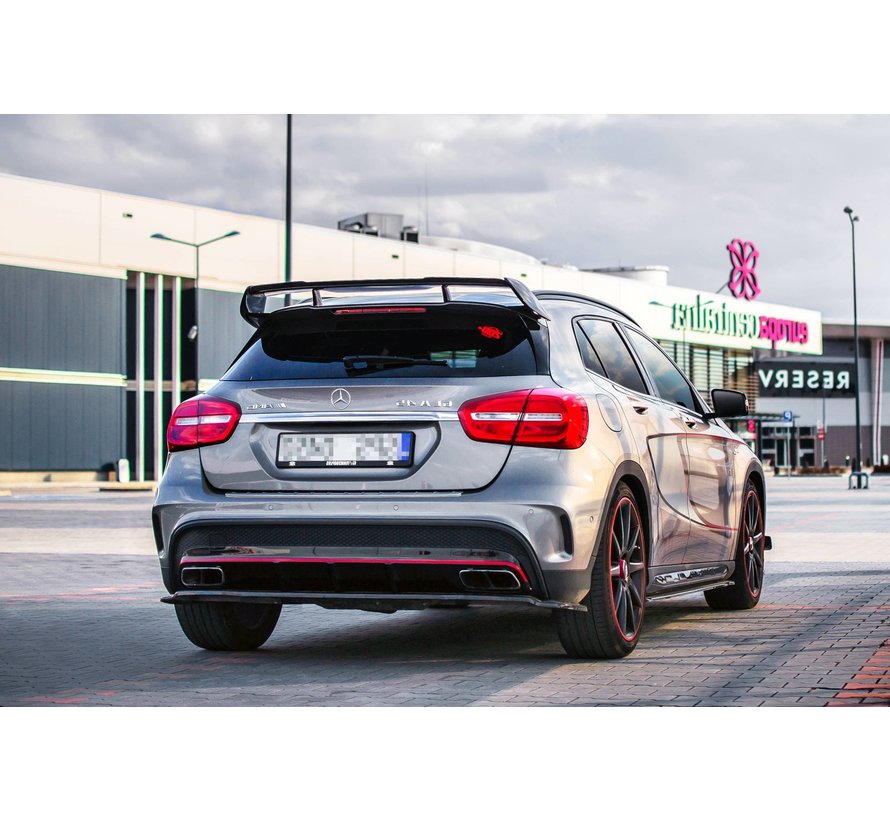 Maxton Design CENTRAL REAR DIFFUSER (WITHOUT VERTICAL BARS) MERCEDES-BENZ GLA 45 AMG SUV (X156) PREFACE