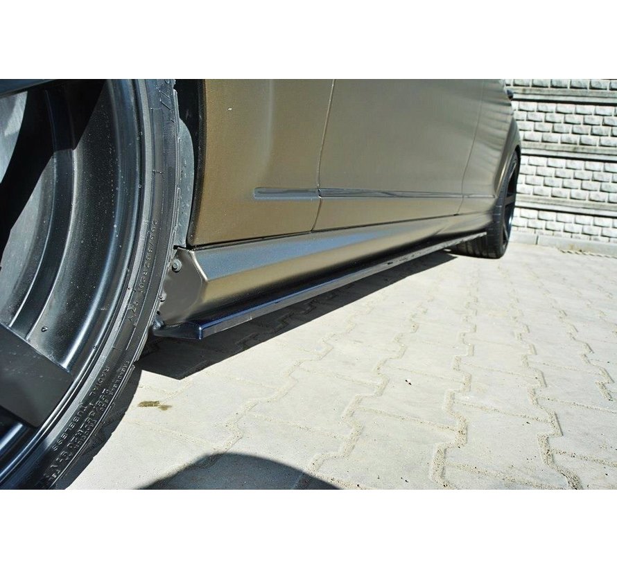 Maxton Design SIDE SKIRTS DIFFUSERS MERCEDES S-CLASS W221 AMG LWB