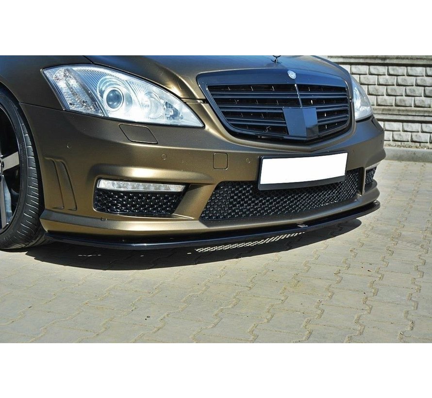 Maxton Design FRONT SPLITTER MERCEDES S-CLASS W221 AMG