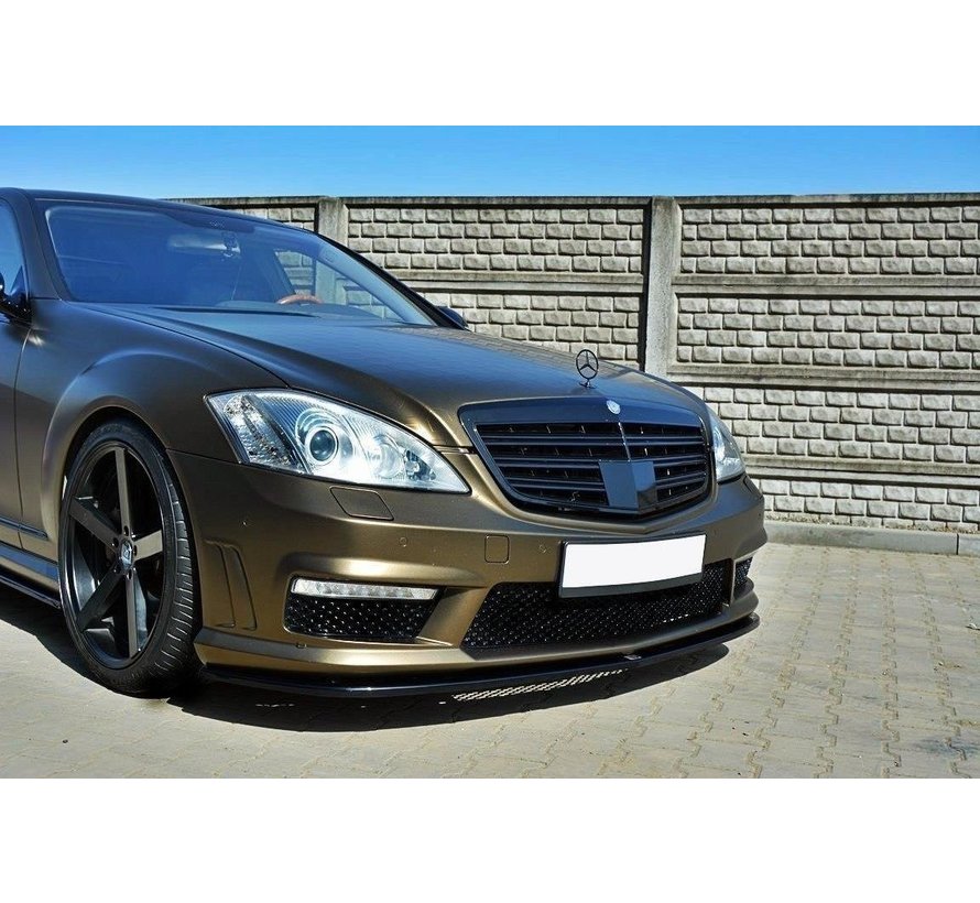 Maxton Design FRONT SPLITTER MERCEDES S-CLASS W221 AMG