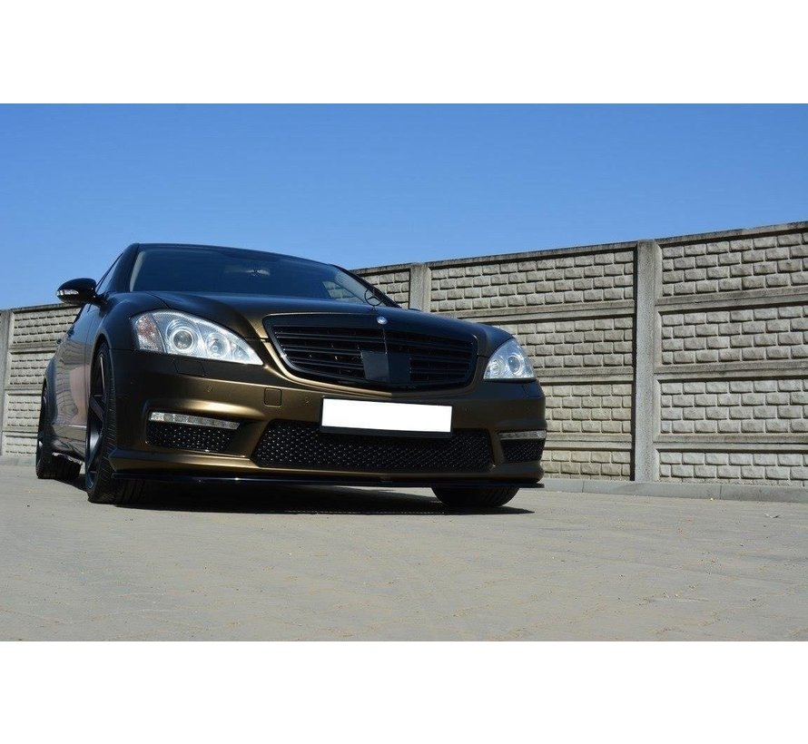 Maxton Design FRONT SPLITTER MERCEDES S-CLASS W221 AMG