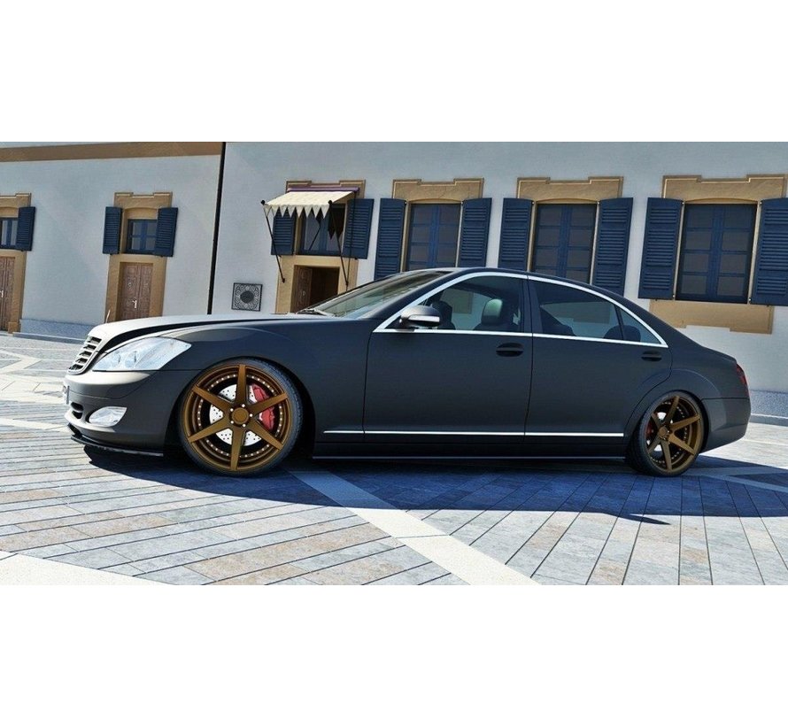 Maxton Design SIDE SKIRTS DIFFUSERS MERCEDES S-CLASS W221 LONG