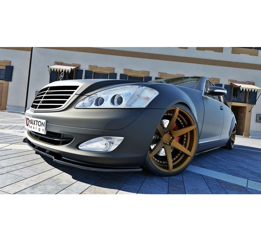 Maxton Design FRONT SPLITTER MERCEDES S-CLASS W221