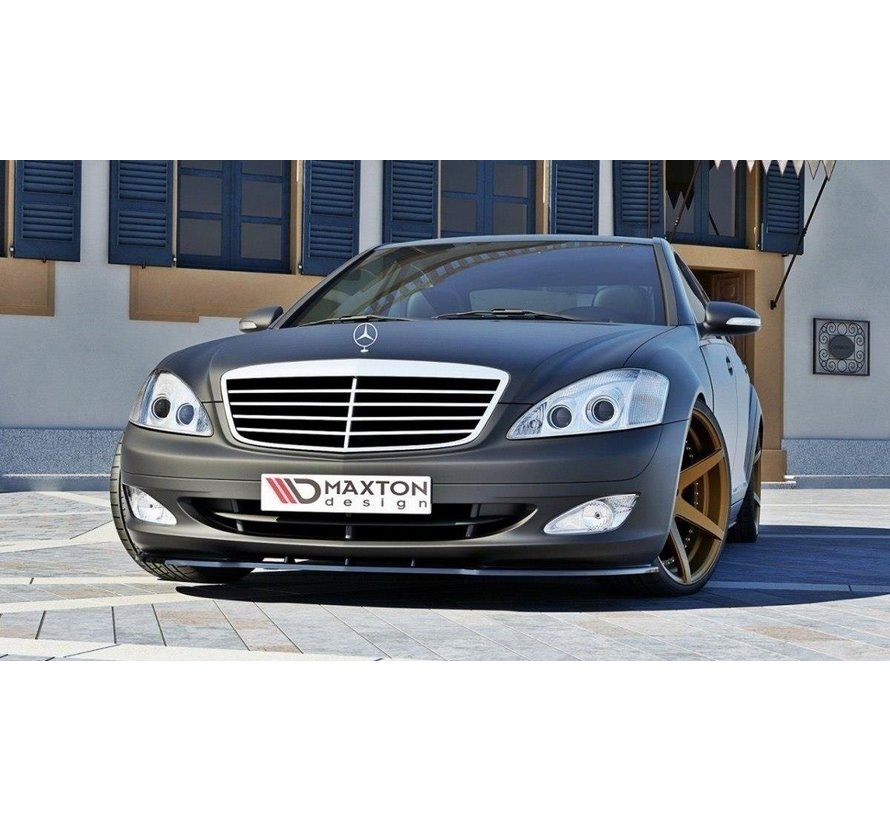 Maxton Design FRONT SPLITTER MERCEDES S-CLASS W221