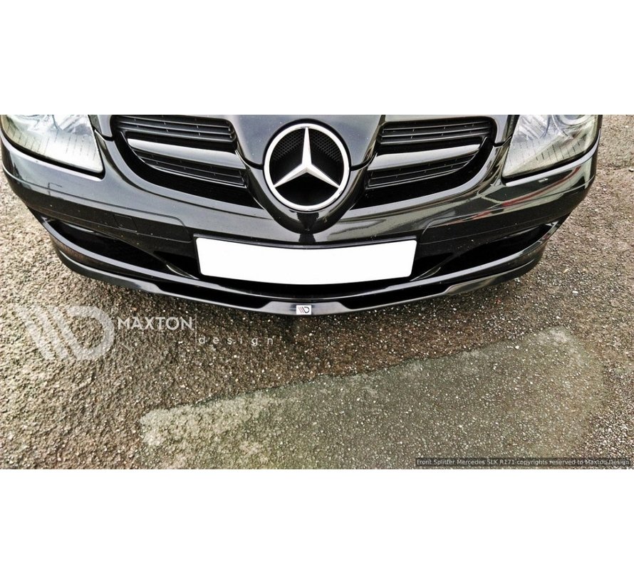 Maxton Design FRONT SPLITTER MERCEDES SLK R171 STANDARD BUMPER