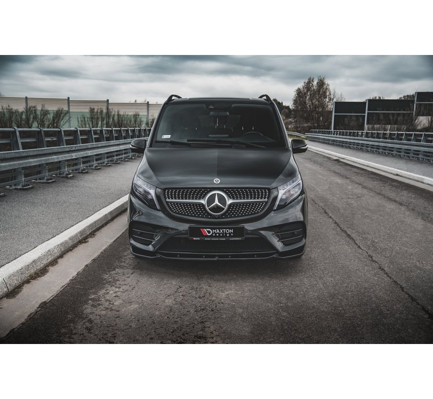 Maxton Design FRONT SPLITTER V.1 Mercedes-Benz V-Class AMG-Line W447 Facelift