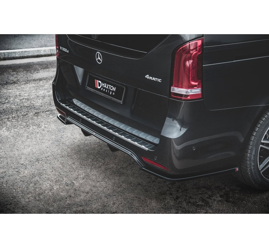 Maxton Design REAR DIFFUSER Mercedes-Benz V-Class AMG-Line W447 Facelift