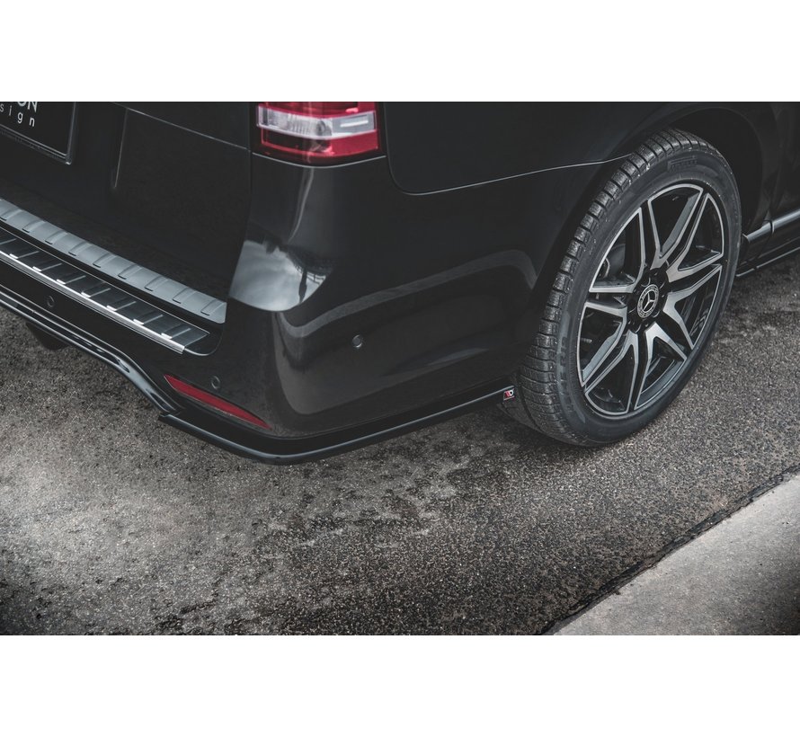 Maxton Design REAR SIDE SPLITTERS V.2 Mercedes-Benz V-Class AMG-Line W447 Facelift