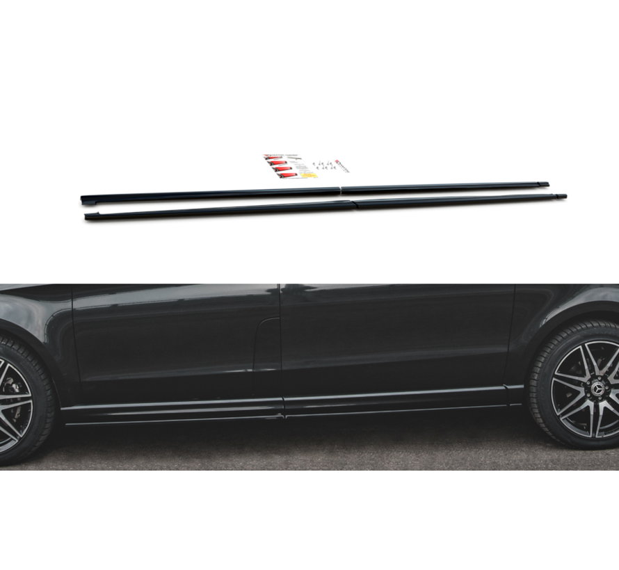 Maxton Design SIDE SKIRTS DIFFUSERS  Mercedes-Benz V-Class AMG-Line W447 Facelift