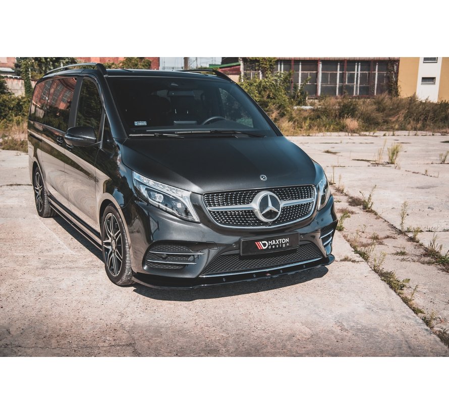 Maxton Design FRONT SPLITTER V.2 Mercedes-Benz V-Class AMG-Line W447 Facelift