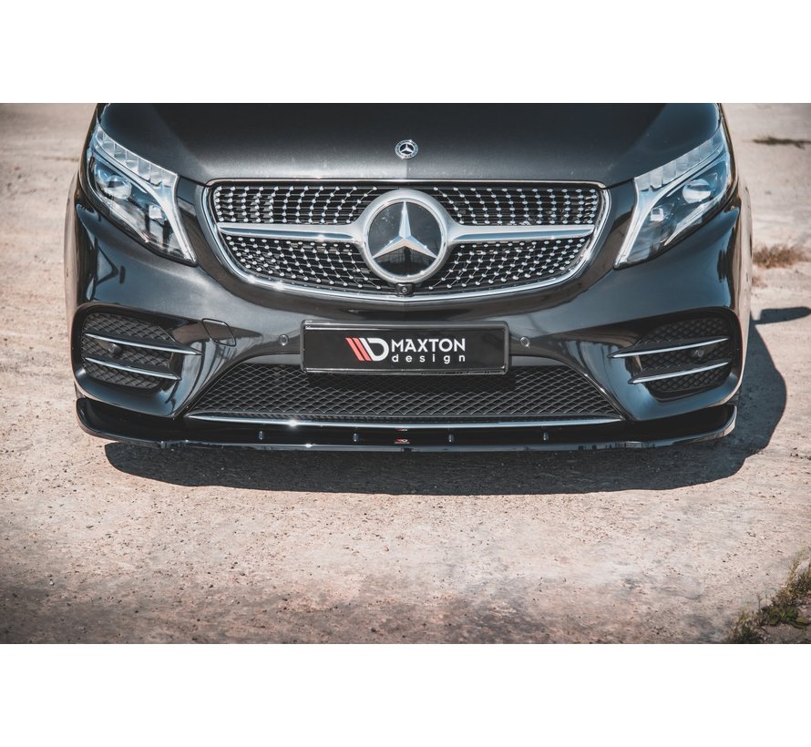 Maxton Design FRONT SPLITTER V.2 Mercedes-Benz V-Class AMG-Line W447 Facelift