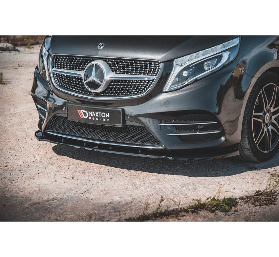 Maxton Design FRONT SPLITTER V.2 Mercedes-Benz V-Class AMG-Line W447 Facelift