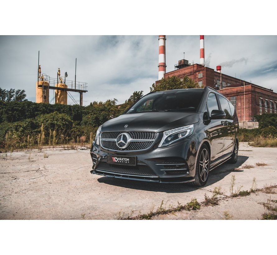 Maxton Design FRONT SPLITTER V.3 Mercedes-Benz V-Class AMG-Line W447 Facelift