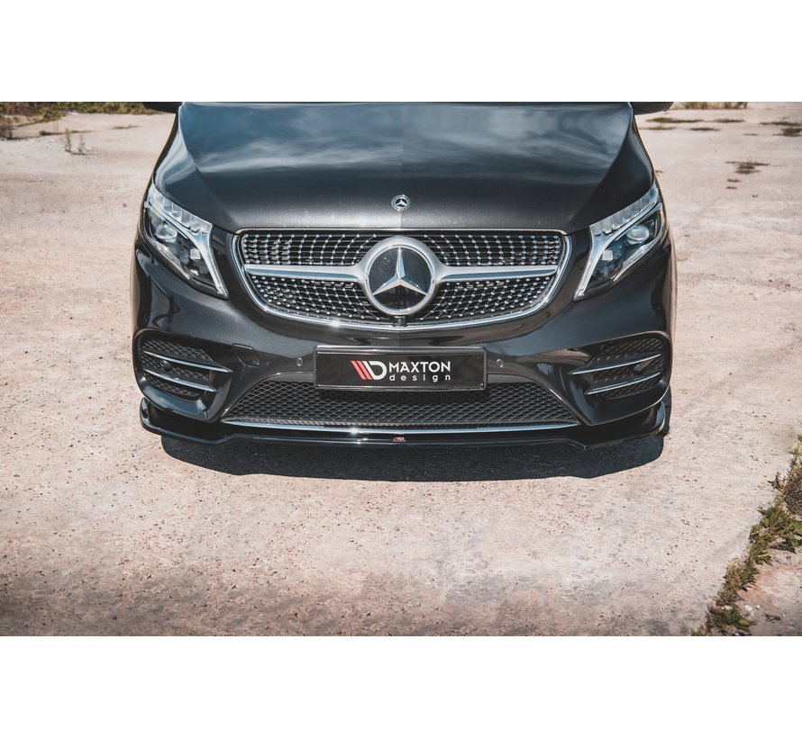 Maxton Design FRONT SPLITTER V.4 Mercedes-Benz V-Class AMG-Line W447 Facelift