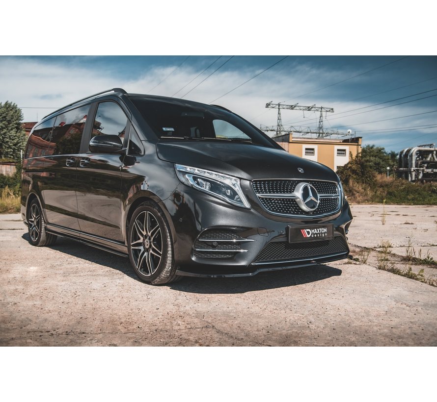 Maxton Design FRONT SPLITTER V.4 Mercedes-Benz V-Class AMG-Line W447 Facelift