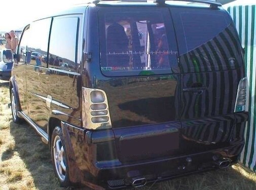 Maxton Design Maxton Design REAR BUMPER EXTENSION MERCEDES VITO 1996-2003