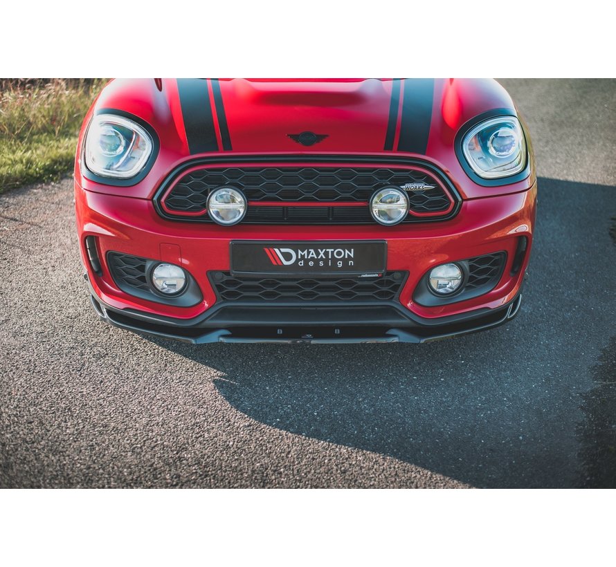 Maxton Design FRONT SPLITTER V.1 Mini Countryman Mk2 F60 JCW