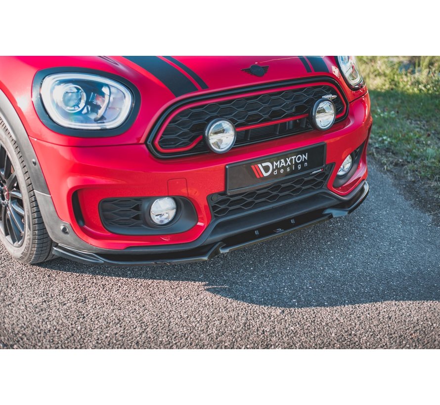 Maxton Design FRONT SPLITTER V.1 Mini Countryman Mk2 F60 JCW