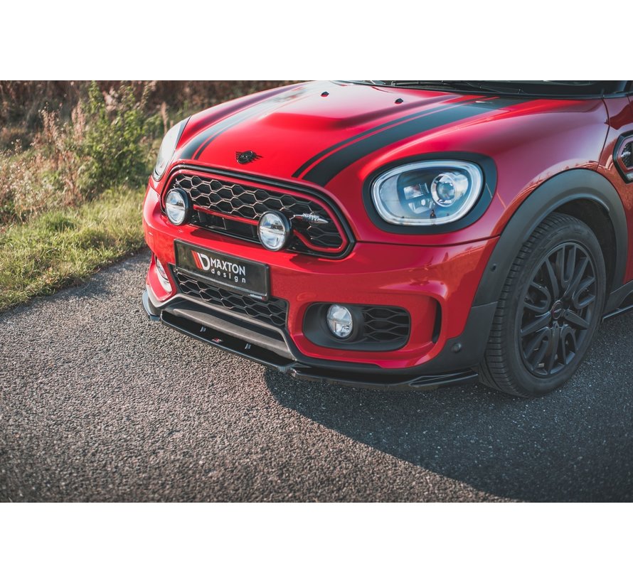 Maxton Design FRONT SPLITTER V.2 Mini Countryman Mk2 F60 JCW