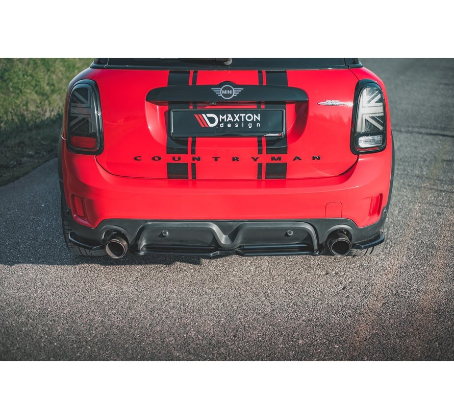 Maxton Design CENTRAL REAR DIFFUSER Mini Countryman Mk2 F60 JCW