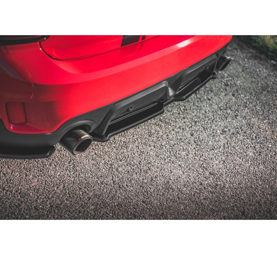 Maxton Design CENTRAL REAR DIFFUSER Mini Countryman Mk2 F60 JCW