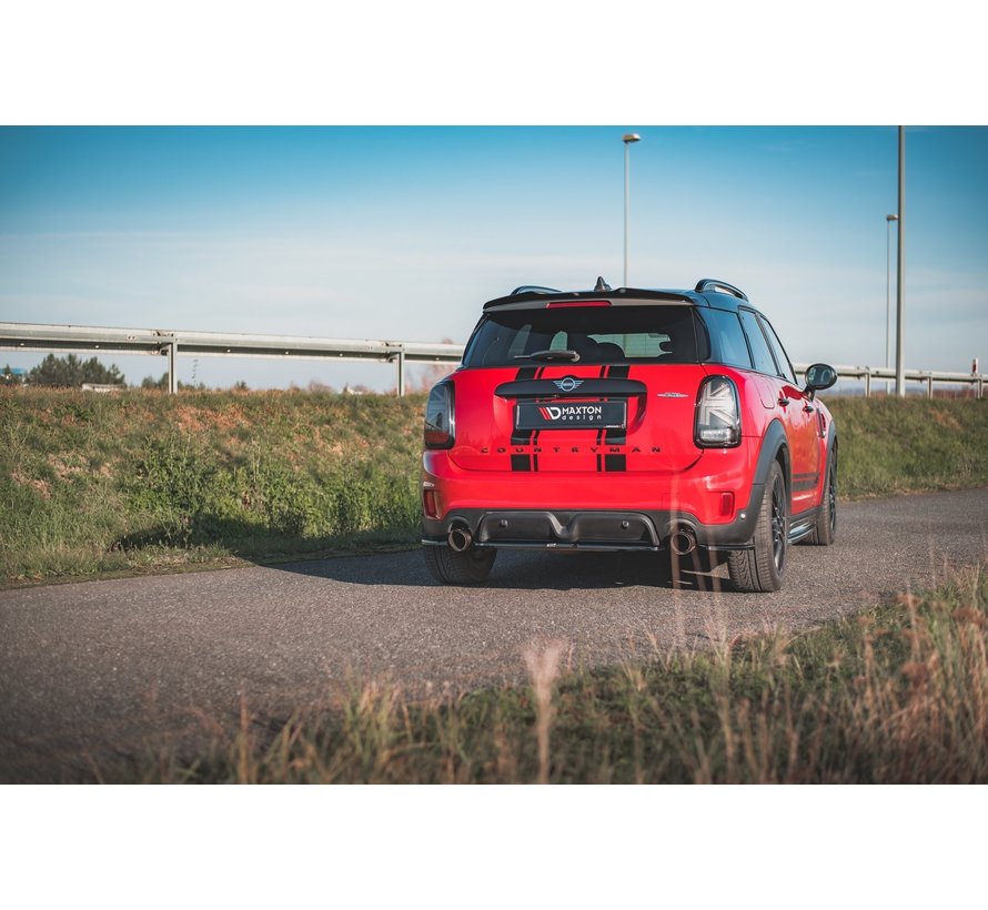 Maxton Design CENTRAL REAR DIFFUSER Mini Countryman Mk2 F60 JCW